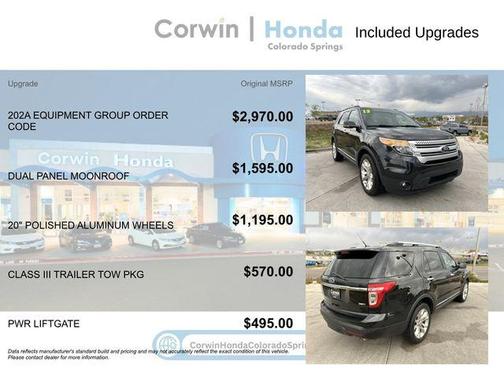 Tuxedo Black Metallic 2013 Ford Explorer XLT