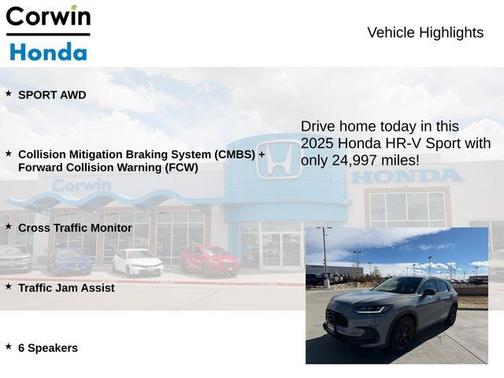 2025 Honda HR-V Sport
