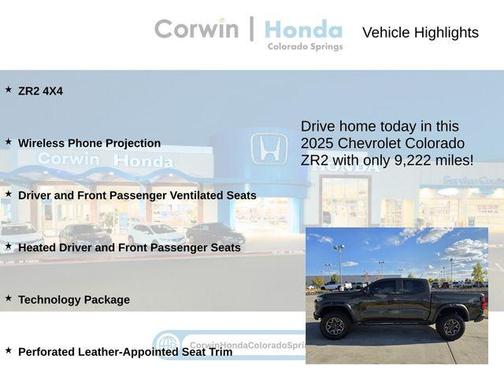 2025 Chevrolet Colorado ZR2