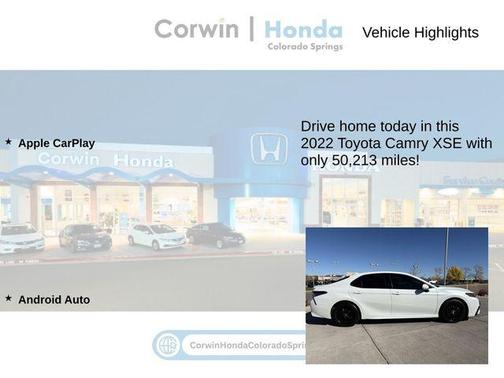 2022 Toyota Camry XSE