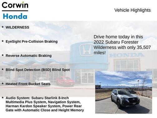 2022 Subaru Forester Wilderness
