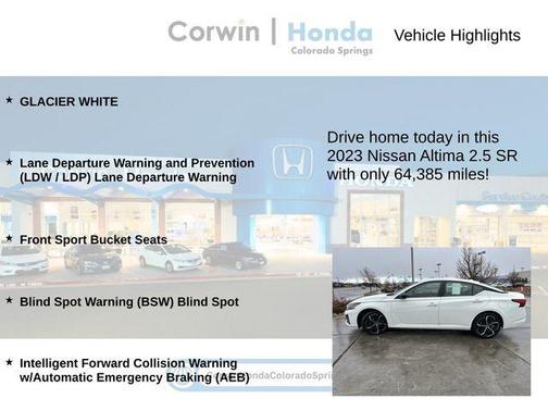 2023 Nissan Altima 2.5 SR