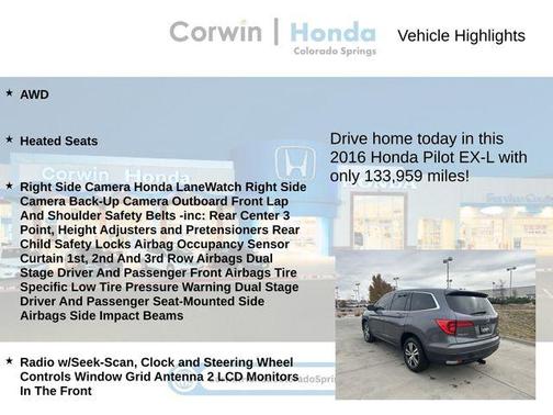 2016 Honda Pilot EX-L