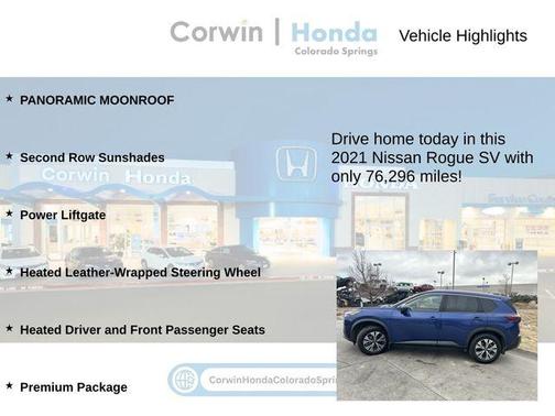 2021 Nissan Rogue SV