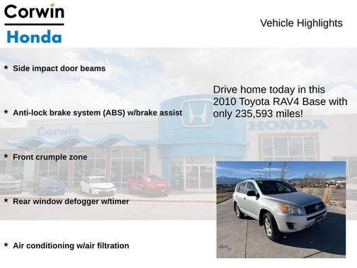 2010 Toyota RAV4 Base