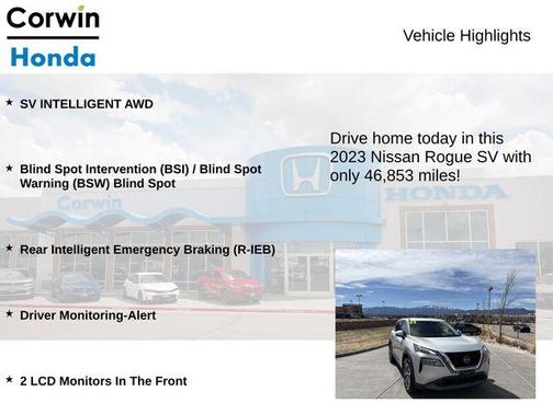 2023 Nissan Rogue SV