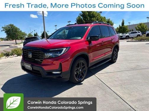 Radiant Red Metallic II 2024 Honda Passport Black Edition