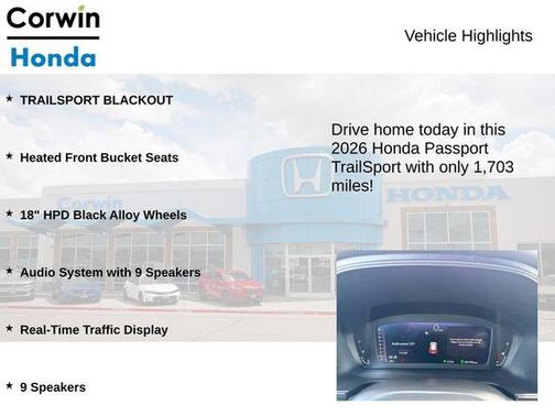 2026 Honda Passport TrailSport