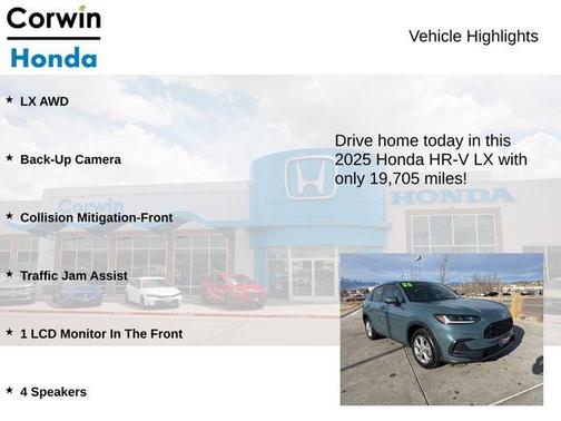 2025 Honda HR-V LX
