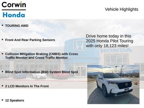 2025 Honda Pilot Touring