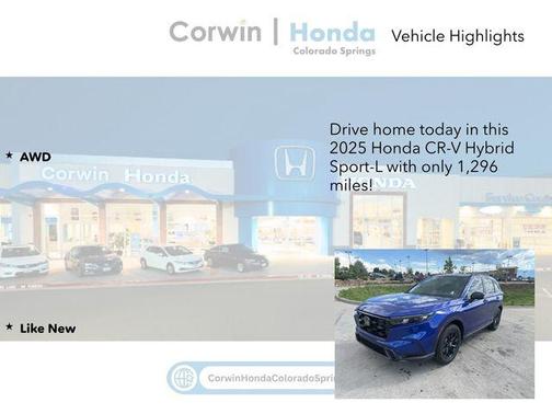 2025 Honda CR-V Hybrid Sport-L