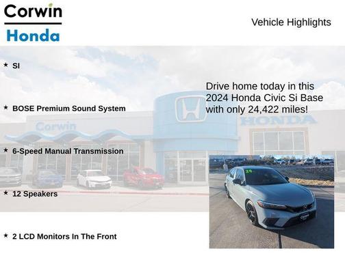 2024 Honda Civic Si Base
