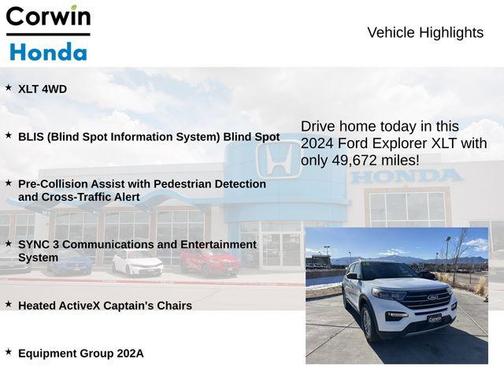 2024 Ford Explorer XLT