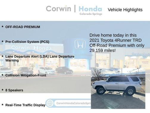 2021 Toyota 4Runner TRD Off Road Premium