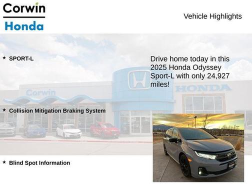 2025 Honda Odyssey Sport-L