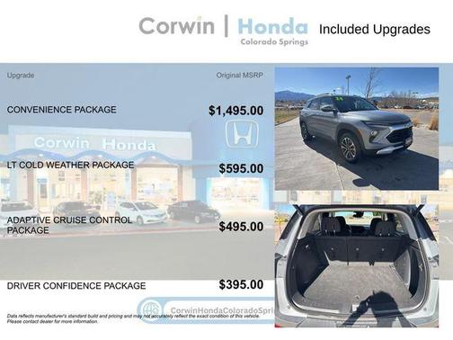 Sterling Gray Metallic 2024 Chevrolet Trailblazer LT