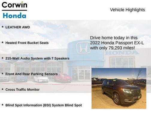 2022 Honda Passport EX-L