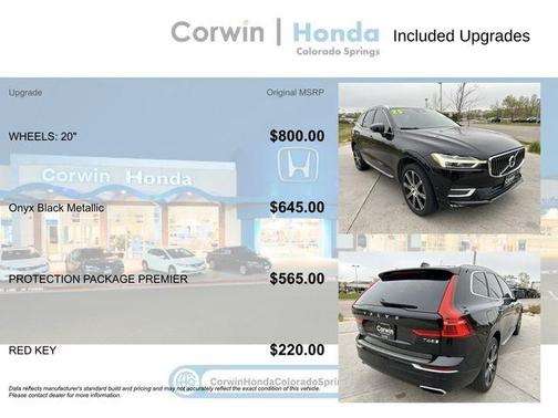 Onyx Black Metallic 2019 Volvo XC60 T6 Inscription