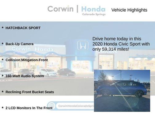2020 Honda Civic Sport
