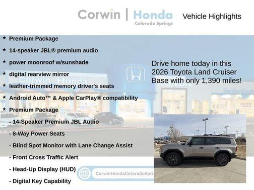 2026 Toyota Land Cruiser Base