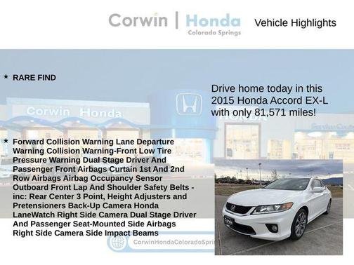 2015 Honda Accord EX-L