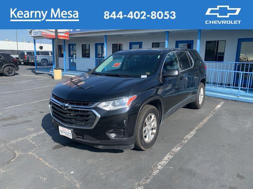 Mosaic Black Metallic 2020 Chevrolet Traverse LS