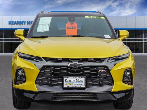 Nitro Yellow Metallic 2022 Chevrolet Blazer RS