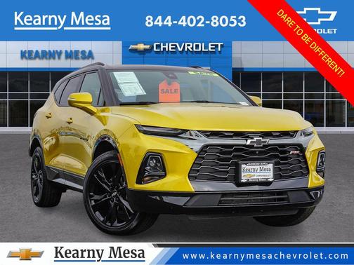 Nitro Yellow Metallic 2022 Chevrolet Blazer RS