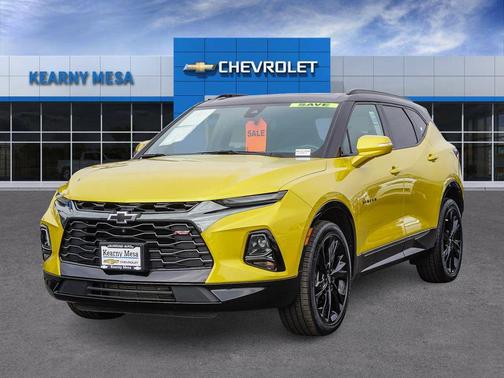 Nitro Yellow Metallic 2022 Chevrolet Blazer RS