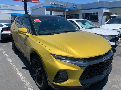 Nitro Yellow Metallic 2022 Chevrolet Blazer RS