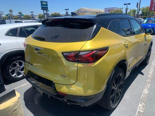 Nitro Yellow Metallic 2022 Chevrolet Blazer RS