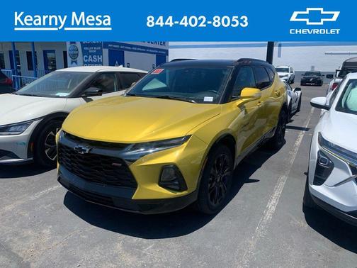 Nitro Yellow Metallic 2022 Chevrolet Blazer RS