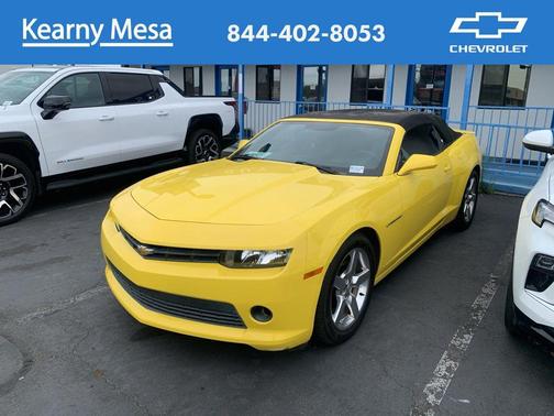Bright Yellow 2015 Chevrolet Camaro 1LT