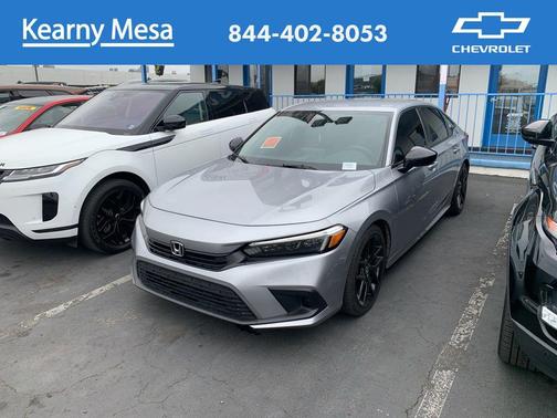 Lunar Silver Metallic 2022 Honda Civic Sport