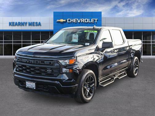 Black 2024 Chevrolet Silverado 1500 Custom