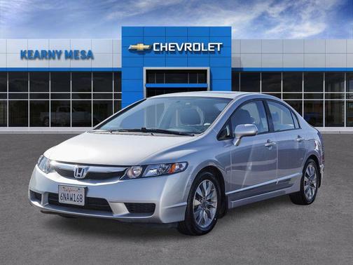 Silver 2010 Honda Civic EX