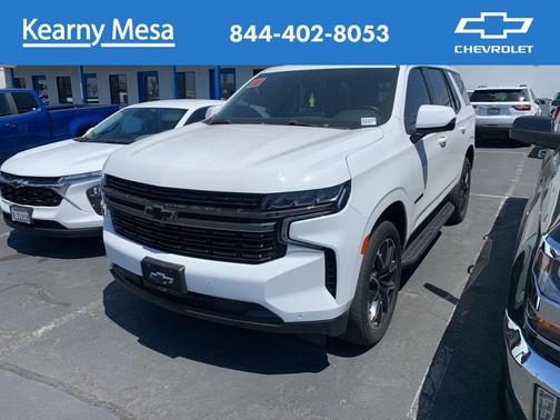 Summit White 2022 Chevrolet Tahoe RST