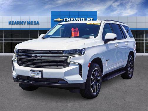 Summit White 2022 Chevrolet Tahoe RST