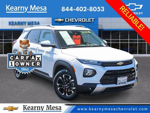 Summit White 2023 Chevrolet Trailblazer LT