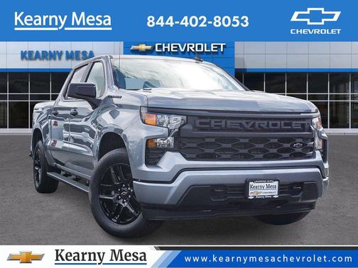 Sterling Gray Metallic 2026 Chevrolet Silverado 1500 Custom