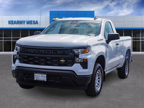 Summit White 2026 Chevrolet Silverado 1500 WT
