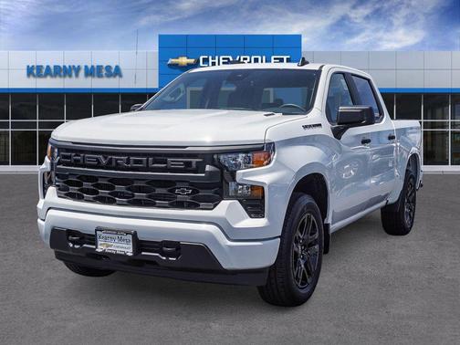 Summit White 2026 Chevrolet Silverado 1500 Custom