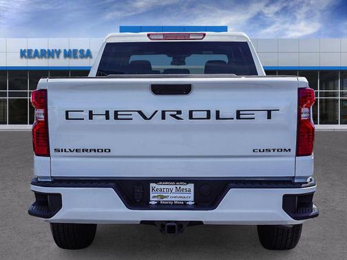 Summit White 2026 Chevrolet Silverado 1500 Custom