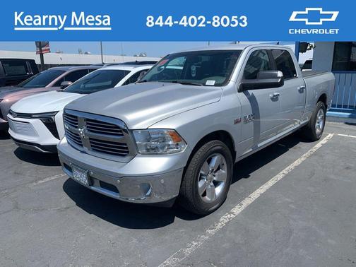 Bright Silver Clearcoat Metallic 2018 RAM 1500 Big Horn