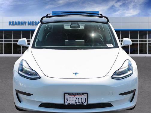 Pearl White Multi-Coat 2020 Tesla Model 3 Standard Range Plus