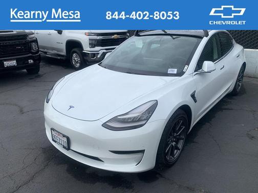 Pearl White Multi-Coat 2020 Tesla Model 3 Standard Range Plus