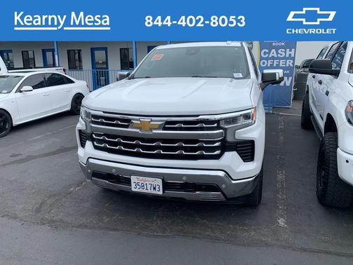 Summit White 2023 Chevrolet Silverado 1500 LTZ