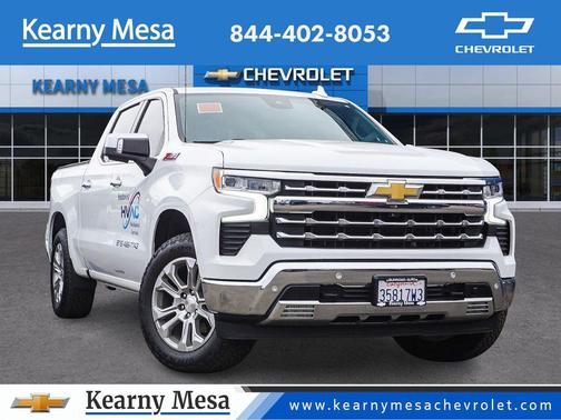 Summit White 2023 Chevrolet Silverado 1500 LTZ