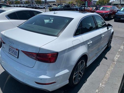 Glacier White 2018 Audi A3 2.0T Premium