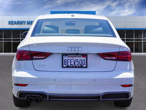 Glacier White 2018 Audi A3 2.0T Premium